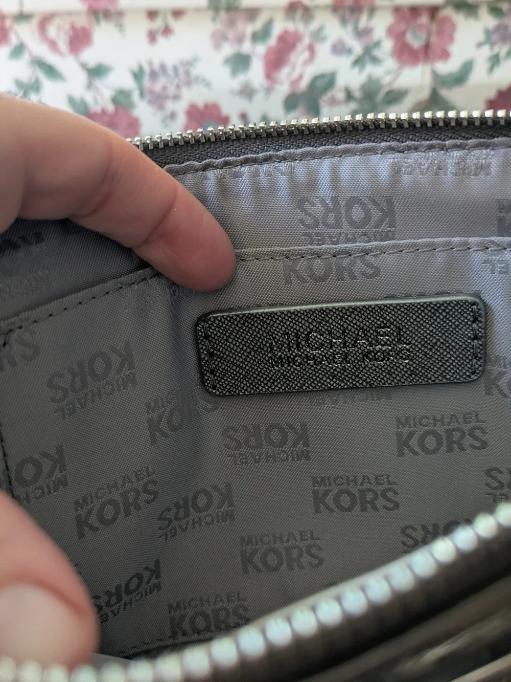 Michael Kors Metallic Gold Wristlet Clutch